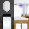 Zemismart WiFi Tuya Smart Life Curtain Driver Robot Works with Alexa Google Home Control For Roman Rods I Type U Type Curtains Track