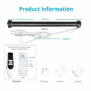 Zemismart WiFi Tuya Smart Life Curtain Motor for 36 37mm Tube Alexa Google Home Control Roller Blind Motorized Shutter Engine