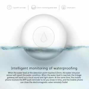 ZigBee Tuya Water Leak Detector Flood Sensor Smart Life APP Remote Monitoring for Smart Home