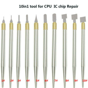 10 in 1 IC Chip Repair Thin Blade Tool Cell Phone CPU Remover Burin Pratical Repair Hand Tool for iPhone