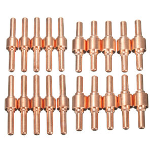 10Pcs Plasma Cutter Consumable Electrodes for LG-40 PT-31 Cutting Torch CUT40 CUT50