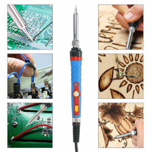 110/220V Electric Soldering Iron Adjustable Temperature 60W Welding Set Tool