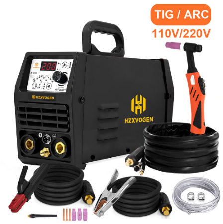 110V/220V HZXVOGEN tig200p TIG Welding Machine 2 in 1 Pulse arc MMA Welding Machine 2T 4T HF Argon Welding