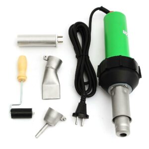 1600W Plastic Welding Torch Welding Hot Air Gun + Tip Nozzle + Roller