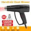 1800W 2000W 220V Fast Heating Heat Hot Air Rework Station Powered 600℃ Dual Temperature with Nozzles