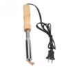 220V Electric Soldering Iron with Chisel Tip And Wood Handle Solder Station Repair Tool Large Power Welding Tools