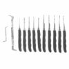 24Pcs/Set Lock Training Skill Set Clear Practice Padlock Tools Locks Key Kits