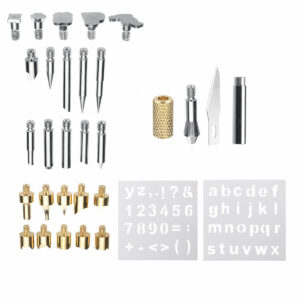 29Pcs Soldering Iron Kit With Conversion Head & Stencil Copper Steel