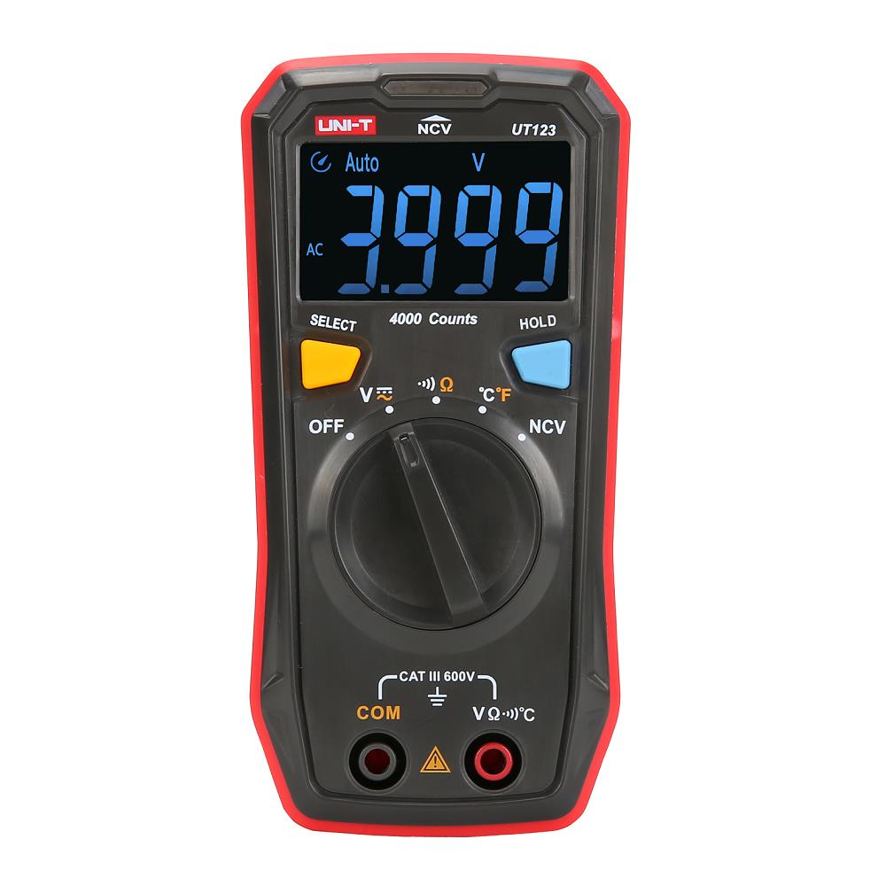 UT123 multimeter features