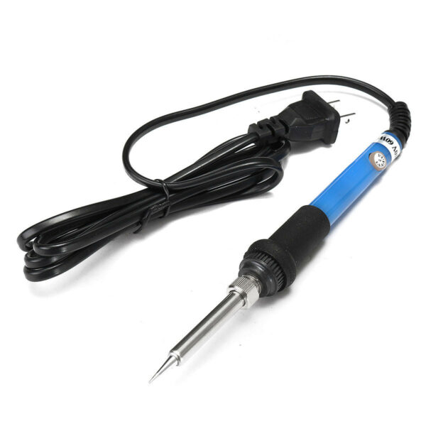 60W 110V Electric Soldering Iron Kit Adjustable Temperature Welding Starter Tool