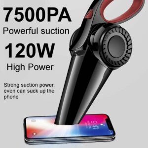 7500Pa 120W Wireless Mini Car Vacuum Cleaner Auto Car Handheld Vacuum Cleaner for Wet And Dry Vacuum Cleaner