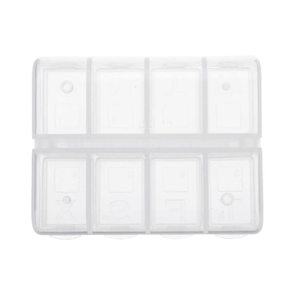 8 Slots Plastic Parts Storage Box Asjustable Case Home Organizer Screws Box