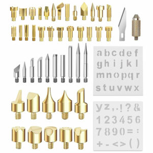 92Pcs Soldering Iron Kit Welding Tool Wood Burning Pen + Soldering Iron