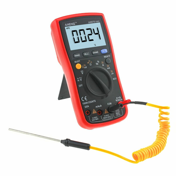 ANENG AN870 Auto Range Digital Precision Multimeter 19999 Counts True-RMS NCV Ohmmeter AC/DC Voltage Ammeter Transistor Tester