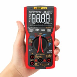 ANENG SZ18 9999 Counts Professional True RMS Digital Multimeter Analog Tester Multimetro DIY Square Wave Output Transistor Capacitor NCV Testers