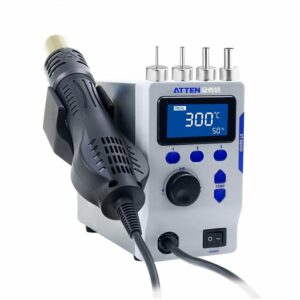 ATTEN ST-8800D 220V Digital Display Desoldering Station Hot Air Gun Adjustable Temperature and Air Volume Anti-static Soldering Station