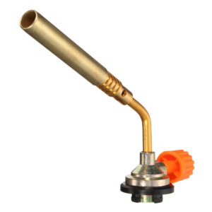 Butane Gas Blow Torch Flamethrower Burner Camping Welding BBQ Tool Brass