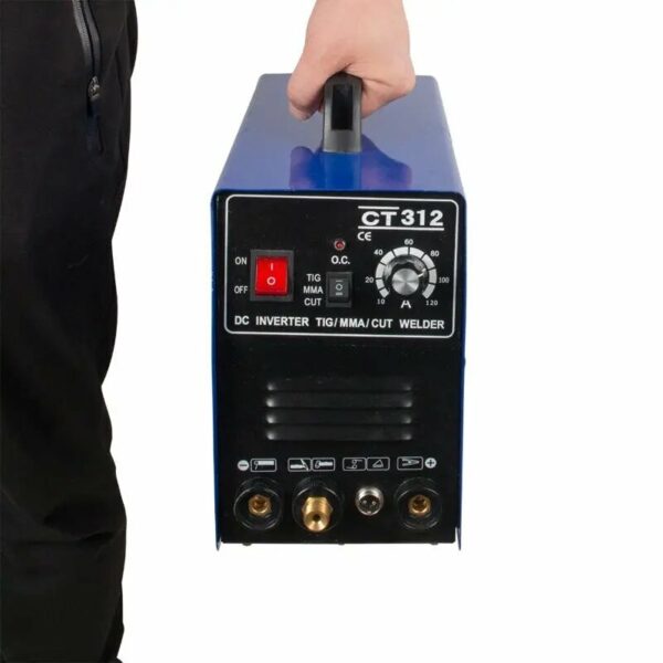 CT312 AC110/220V 3 in 1 TIG MMA CUT Welder Inverter Welding Machine 120A TIG/ MMA 30A Plasma Cutter Portable Multifunction Welding Equipment