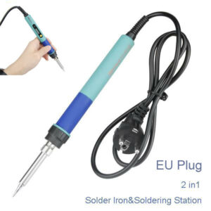 CXG 936D EU Plug 220V 2in1 LCD Adjustable Temperature Digital Electric Solder Iron Soldering Station