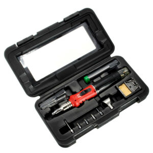 HS-1115K 10 in 1 Welding Kit Blow Torch Professional Butane Gas Solder Iron Soldering Tools