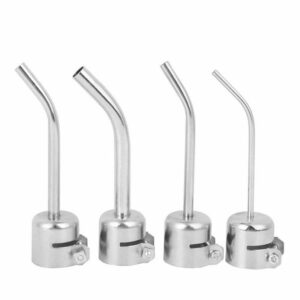 KGX 4Pcs Universall Aluminum Alloy Hot Aiir Nozzle Welding Soldering Accessories for 850 Heating Tool Welding Nozzles