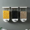 Kitchen Wall-Mounted Storage Tank Cereal Rice Bean Sealed Can Oatmeal Dispenser Wholesale