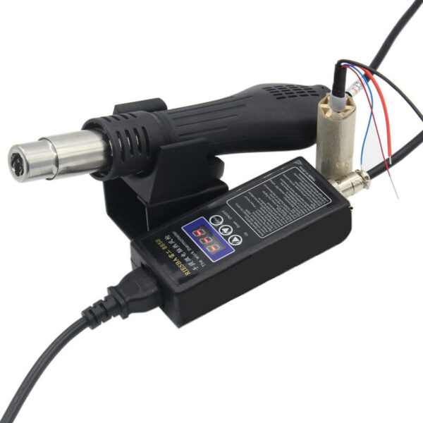 Riesba 8858 PLUG Portable BGA Rework Soldering Station Hot Air Blower Heater