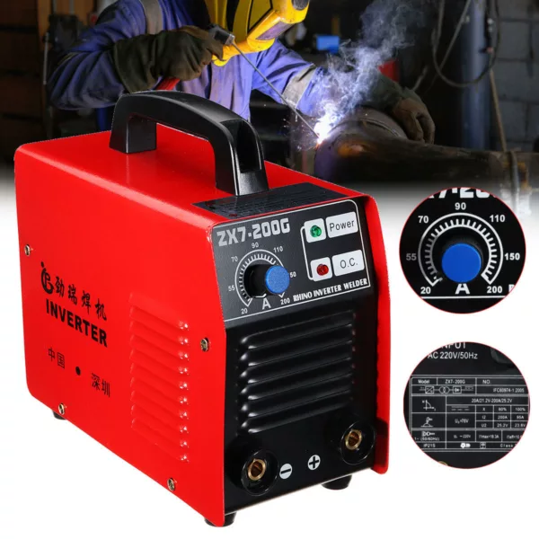 ZX7-200G 20-200A 220V IGBT Mini Handheld Welding Machine Inverter