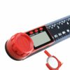 0-200mm 0-300mm 360 ° LCD Display Carbon Fiber Digital Angle Ruler Inclinometer Electron Goniometer Protractor Angle Finder Meter Measuring Tool