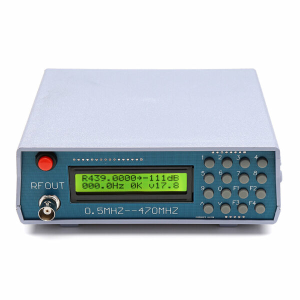 0.5Mhz-470Mhz RF Signal Generator Meter Tester for FM Radio Walkie-Talkie Debug