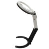 10 LED Lighting Desk Handheld Lamp With 1.8X 5X Magnifier