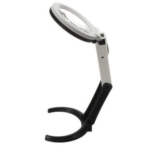 10 LED Lighting Desk Handheld Lamp With 1.8X 5X Magnifier