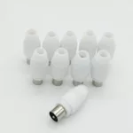 10pcs 75-5 Free Welding RF Television Male Plug 9.5 TV RF Terminal Antenna Connector