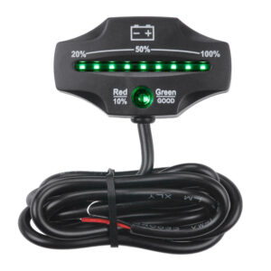 12/24V LED Lead Acid Storage Battery Tester Battery Indicator Gauge Battery Level Monitor