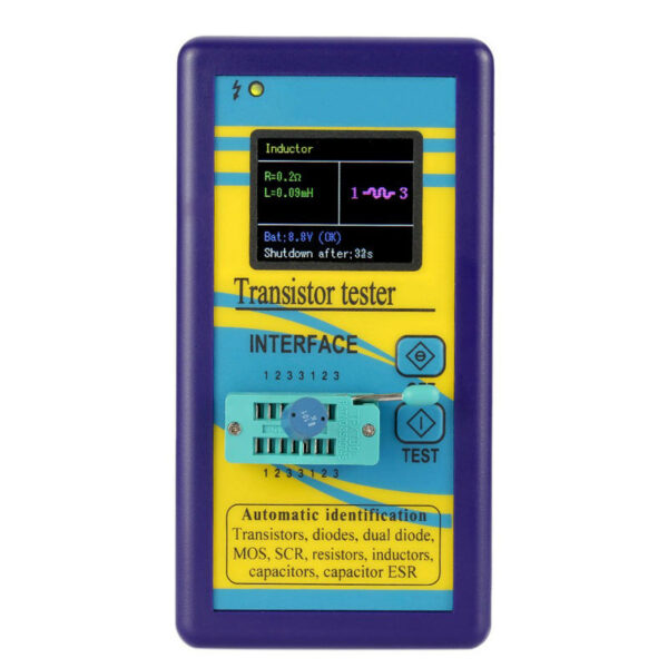 128 x 160 TFT Color Display Multifunctional Transistor Tester