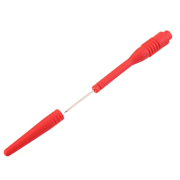 1Pcs 1.0MM  Multimeter Pen Needle Maintenance Test Stick Test Probe Gauge Stick Back Needle Connector for 4.0mm Banana Plug