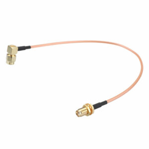 2Pcs 100CM SMA cable SMA Male Right Angle to SMA Female RF Coax Pigtail Cable Wire RG316 Connector Adapter