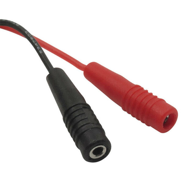 3 Pairs P1511B 2mm Banana Plug Female to Test Clip Probe Test Lead Kit Can Connect the Digital Multimeter Pen