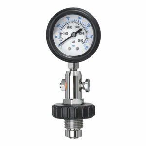 350 BAR Axial Hydraulic Pressure Gauge Test 40MPa 6000PSI Stainless Steel Indicator