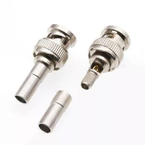 3Pcs Y-1073 BNC Male Plug Fully Shielded High Precision High Frequency Test BNC Connector