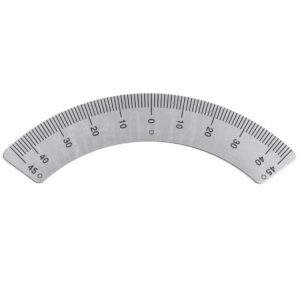 45°-0°-45° Angle Plate Scale Angle Arc Ruler M1197 Measuring Gauging Tools Protractors Milling Machine Part