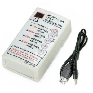 5-12V Portable VGA SVGA XGA Color Test Signal Generator V2.0 60HZ F LCD&CRT Display Tester