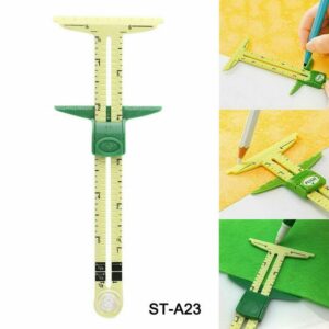 5 In 1 Sliding Gauge Measuring Sewing Tool Caliper Multi-Function Quilting Craft Tool