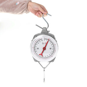 50kg Mechanical Hanging Clock Face Weight Scale