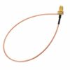 5Pcs10CM Extension Cord U.FL IPX to RP-SMA Female Connector Antenna RF Pigtail Cable Wire Jumper for PCI WiFi Card RP-SMA Jack to IPX RG178