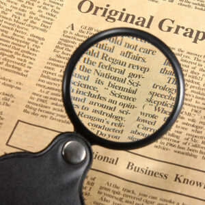 5X Pocket Folding Magnifier with Magnifying Glass Pouch