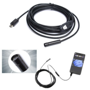 6 LED 7mm Lens Android Borescope Waterproof Inspection Tube Camera