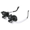 9892H1 8x/15x ABS Head-mounted Magnifier Glasses Magnifying Glass White