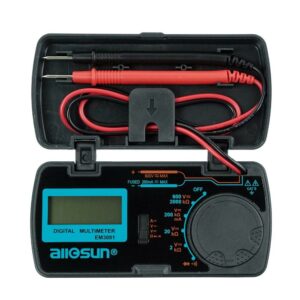 ALL SUN EM3081 Digital Multimeter 3 1/2 1999 AC/DC Ammeter Voltmeter Ohm Portable Meter Voltage Meter