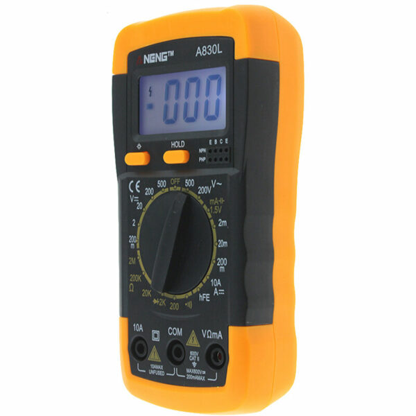 ANENG A830L Digital Multimeter DC AC Voltage Diode Freguency Transistor Tester